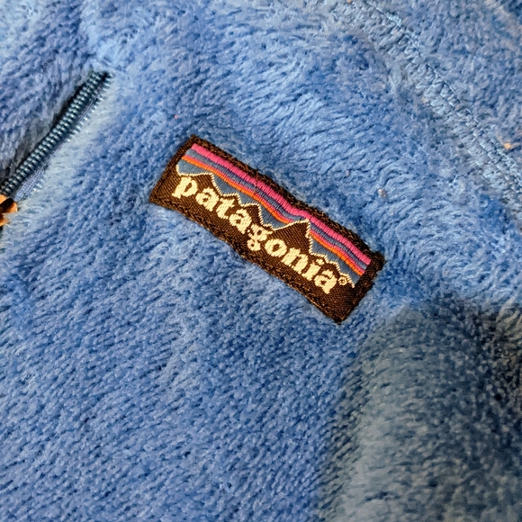 PATAGONIA WOMEN'S POLARTEC REGULATOR JACKET WAFFLE FLEECE SMALL BLUE - Picture 4 of 4